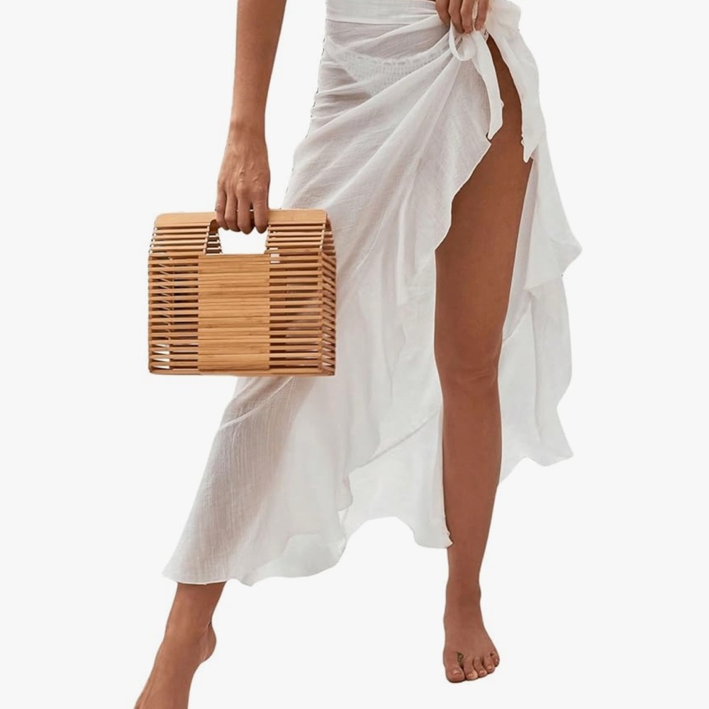 White Wrap Skirt